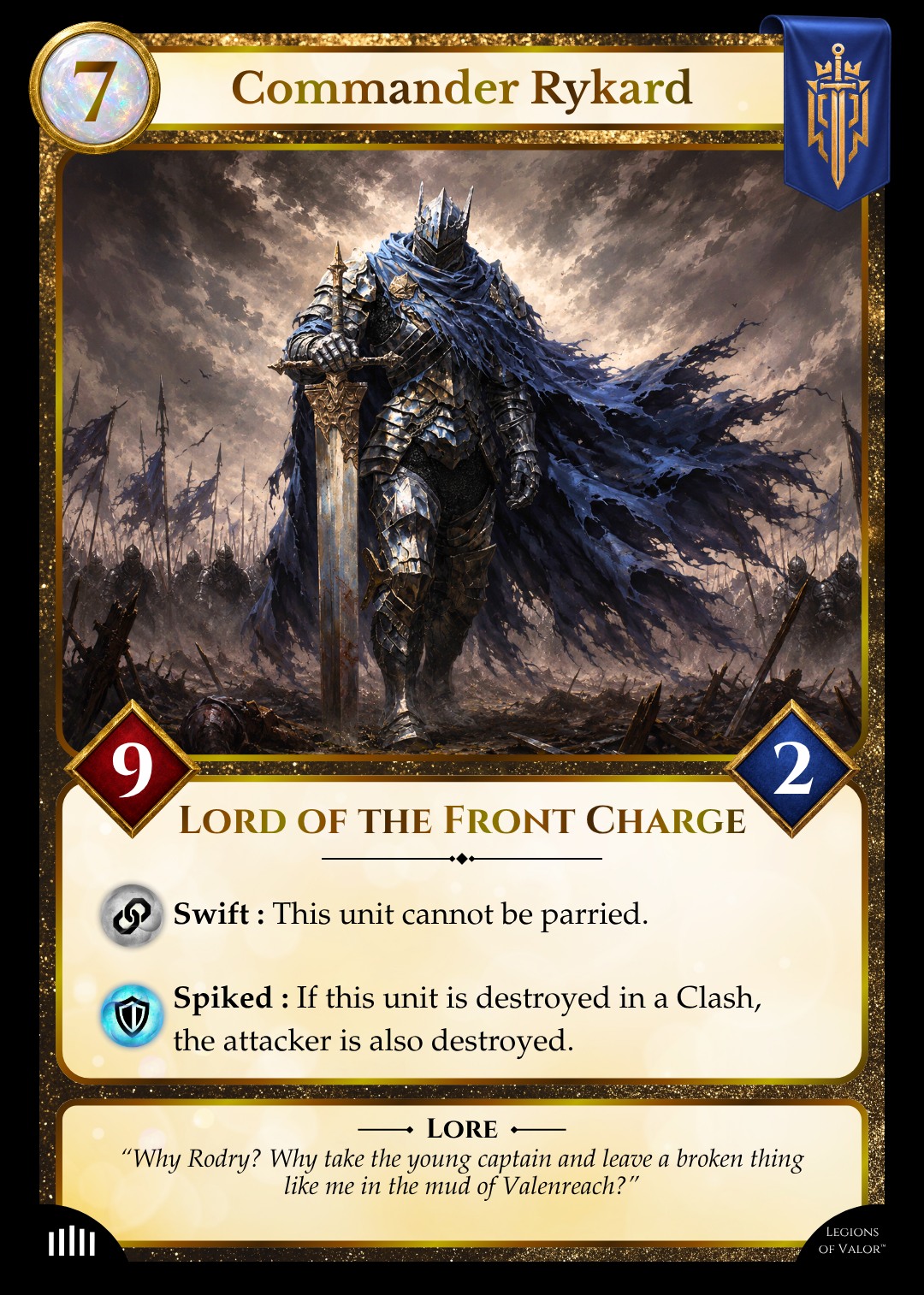 Commander Rykard card